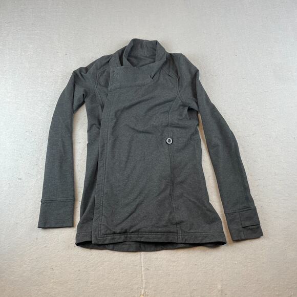 Lululemon Coast Easy Wrap Womens Sz 2-4 Jacket Heather Gray - Picture 1 of 10